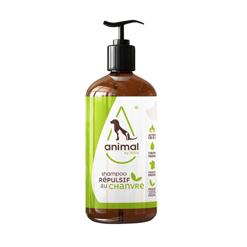 Shampoing répulsif au chanvre Animal ByStilla