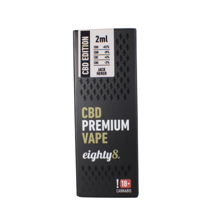 Eighty8 CBD Vape Pen Premium Jack Herrer, 45 % CBD, 2 ml